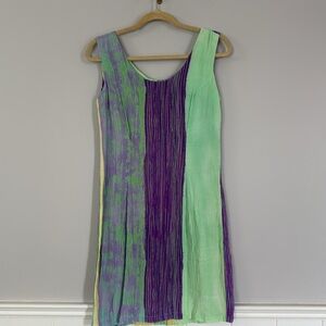 Vintage Jams World watercolor dress medium